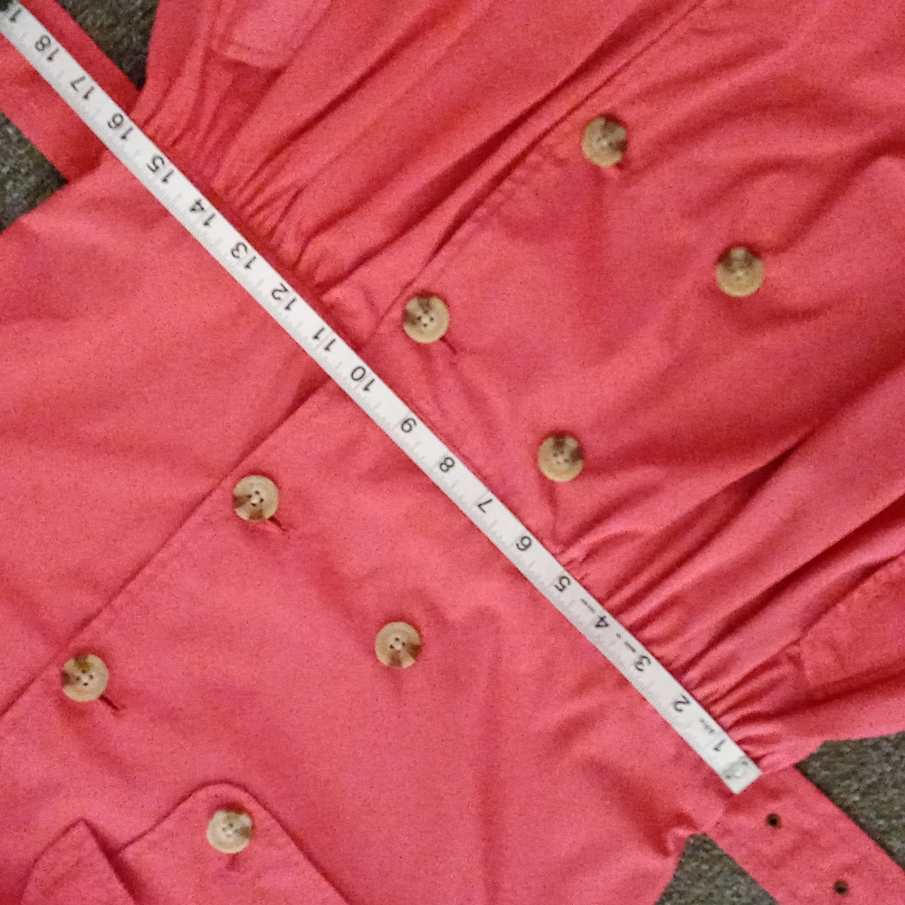 ๐ดSOLD๐ด๐Swiss Exclusive RARE Ralph Lauren๐ - Fuchsia Peplum Raincoat - Picture 15 of 16